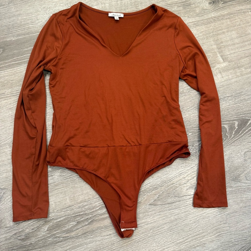 Rust Long Sleeve Bodysuit